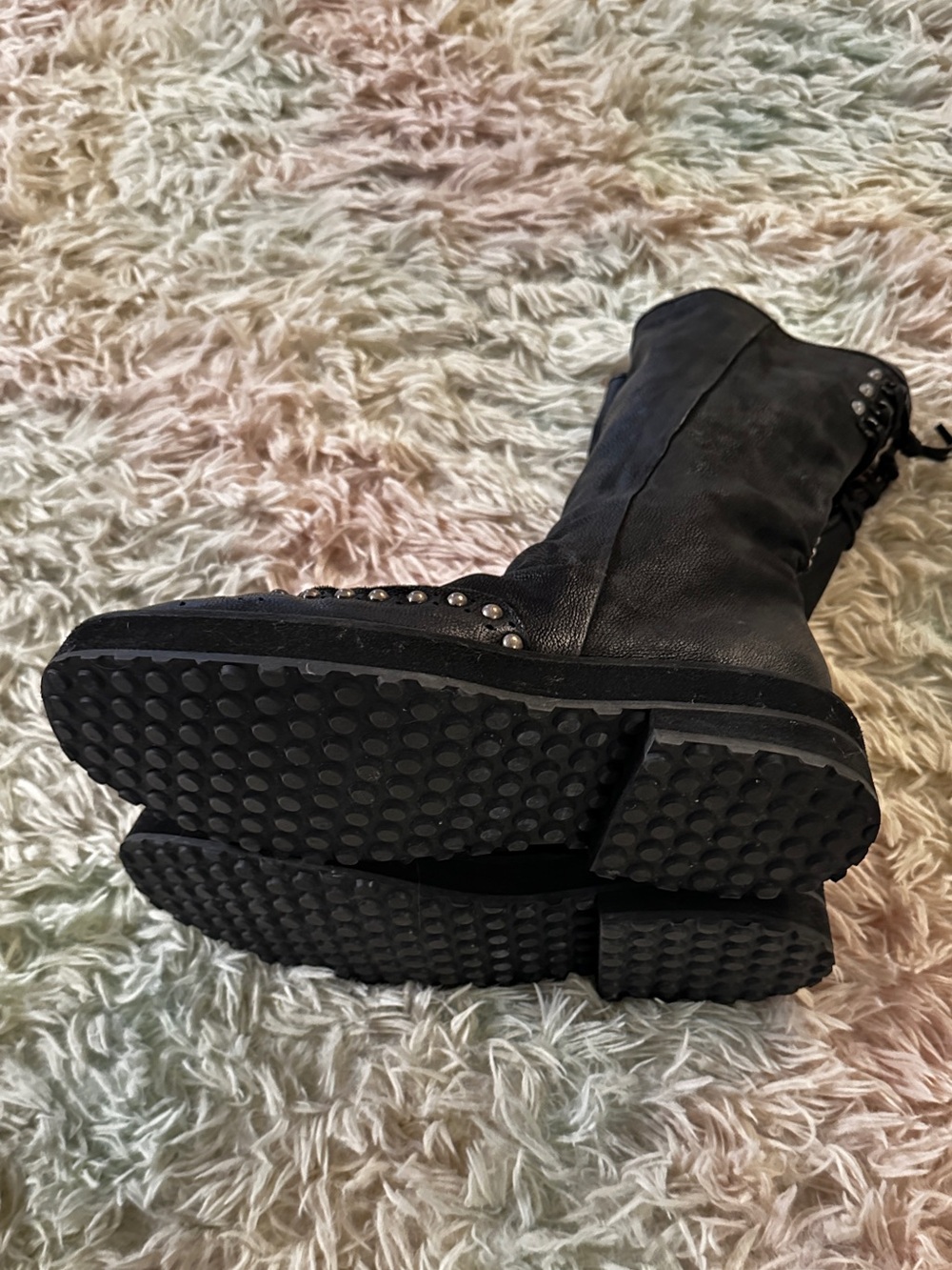 New A.S.98 Thatcher Studded Moto Boots in Black Size 37 - Picture 11 of 11